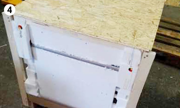 wooden crate for oven